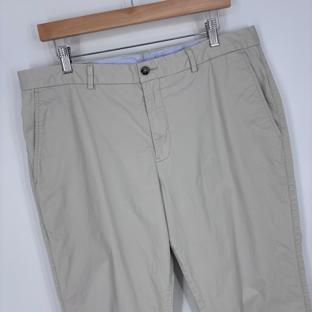 Onward Reserve Chino Pants Mens 36x32 (Tag 38x34) Beige Stretch Cotton Preppy